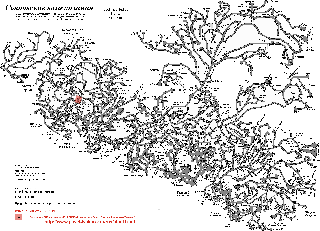 Map of Sian caves 2011 карта сьян 2014